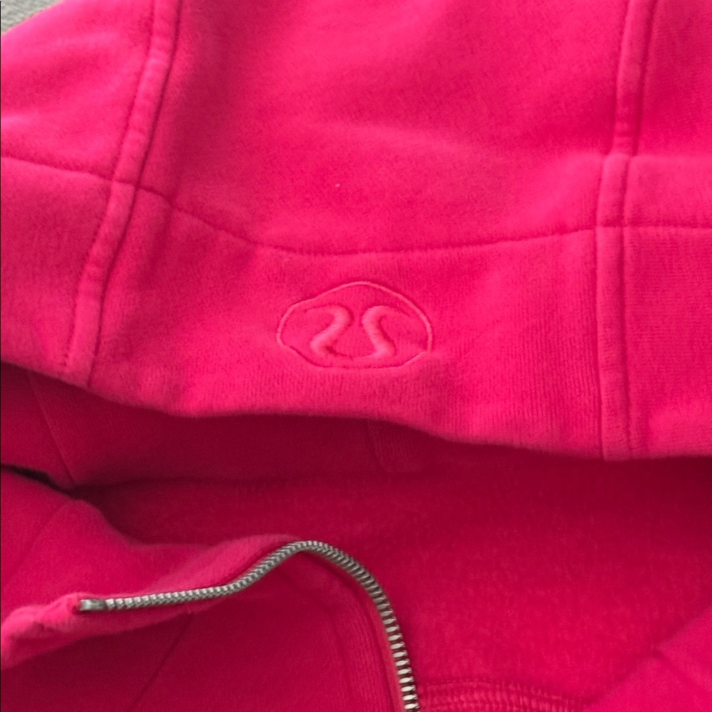 Lululemon Scuba Zip Up Pink Hoodie - Picture 3 of 4